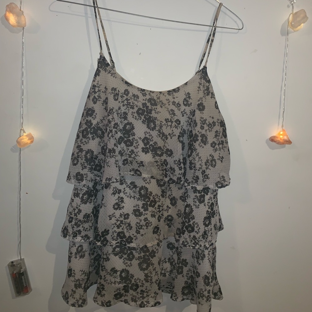 Black and White blouse